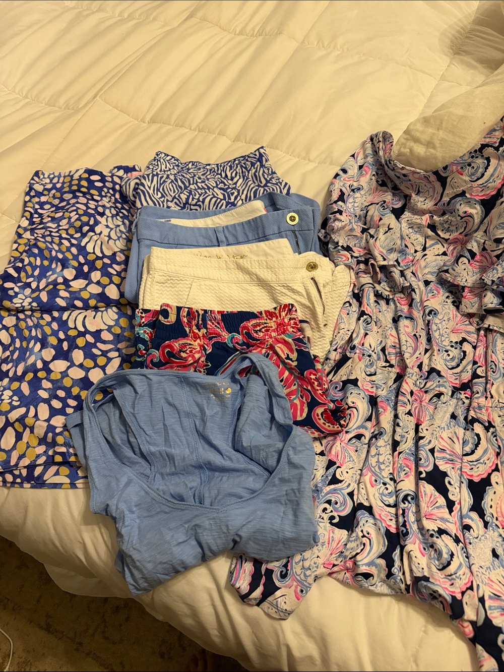 Lilly Pulitzer Mixed Print Women’s Skirts and Tops - Blue, Navy, Pink, White